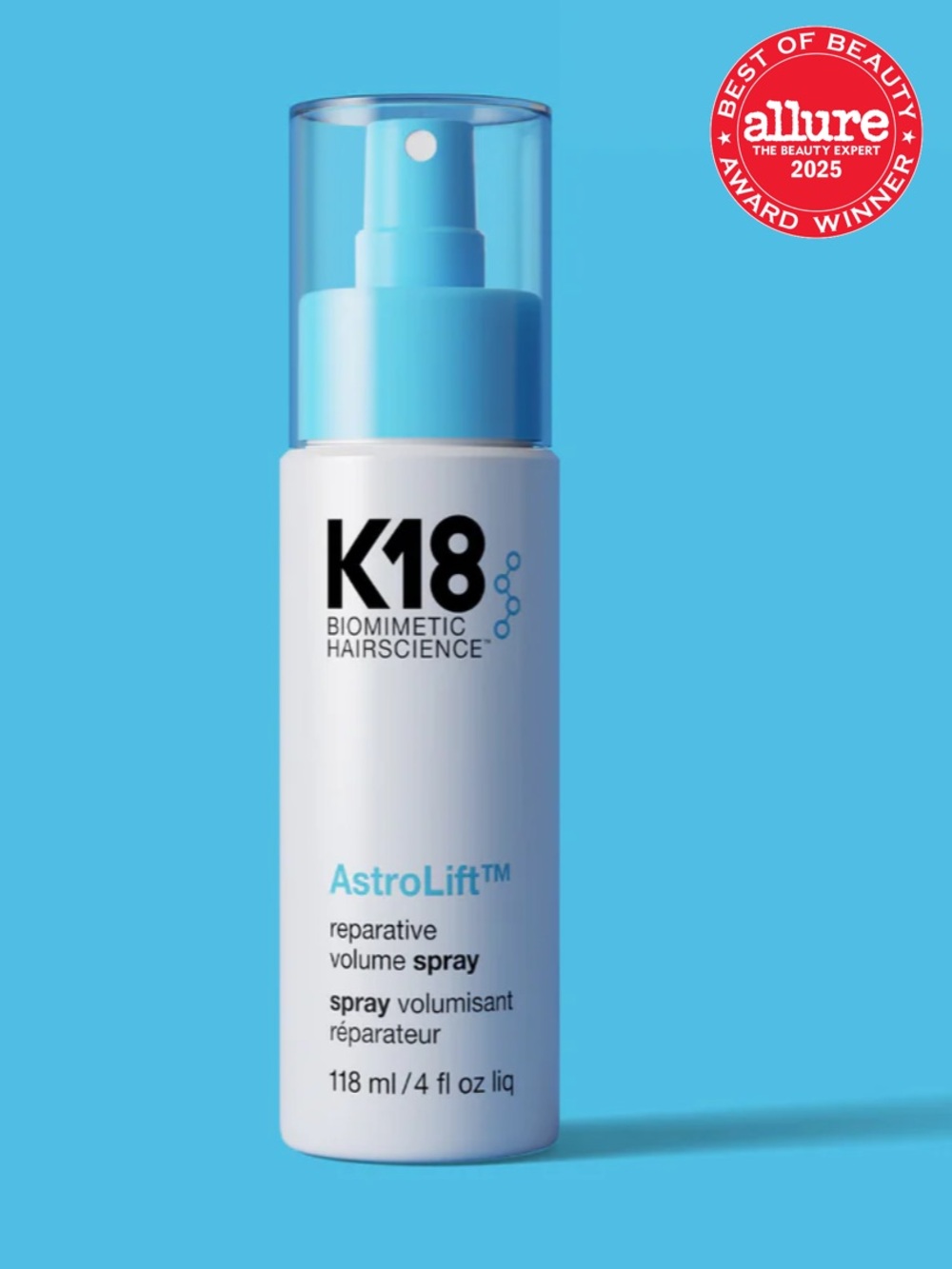 K18 AstroLift Reparative Volume Spray Mini 1.6 oz New
